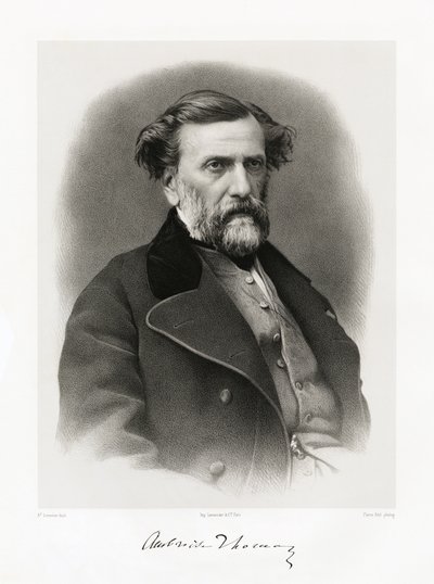 Charles Louis Ambroise Thomas by Alfred Lemoine